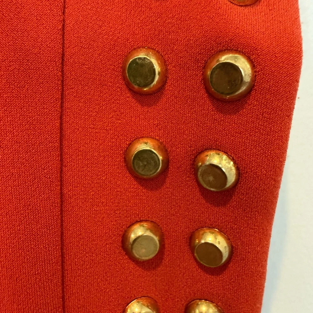 💋NWOT💋Elegant Rust Orange Michael Kors  Dress 066‎